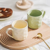 Taza de cerámica de alto valor ins viento desayuno taza Internet celebridad crema viento pareja taza de agua hogar taza simple - details 1