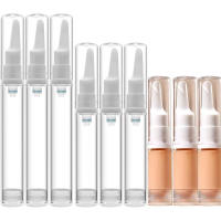 Botella con bomba de vacío sin aire transparente, crema cosmética para ojos, dispensador de tamaño de viaje, contenedores rellenables, herramientas de maquillaje portátiles, 5/10/15ml - details 0