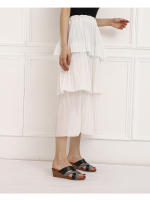 Sandalias de cuña para mujer, ideales para usar como prenda exterior, modernas, con plataforma gruesa, impermeables, informales, de talla grande, con boca de pez. - details 6