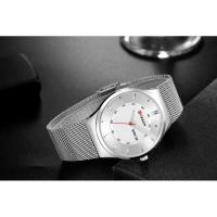 Reloj de Cuarzo CURREN 8311 Diseño Sencillo de Strip de Acero Inoxidable Resistente al Agua - details 4