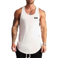 Camiseta sin mangas de entrenamiento para hombre, prenda de vestir, transpirable, fina, informal, de verano - details 10