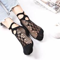 Gran oferta, medias informales con volantes de alta calidad para mujer, medias cortas negras, calcetines de encaje para pies - details 5