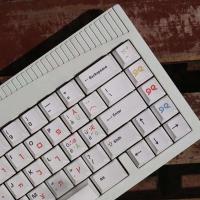 Teclas de perfil de cereza con sublimación de tinte PBT, tema hebreo de 144 teclas, para teclado nical, teclas Retro personalizadas - details 1