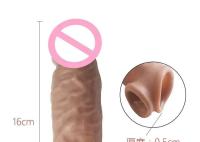 Leten-manga de extensión realista, condones reutilizables de silicona para retrasar el alargador, consolador potenciador, Juguetes sexuales - details 0