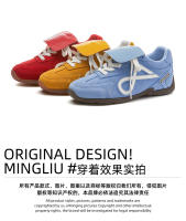 Zapatos de entrenamiento alemanes de cuero con aumento de altura interior de 2,5 cm, zapatos de mujer, zapatos Forrest Gump, zapatos de tablero deportivos versátiles - details 10