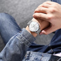 Moda tendencia casual hombre reloj deportivo luminoso reloj impermeable - details 6