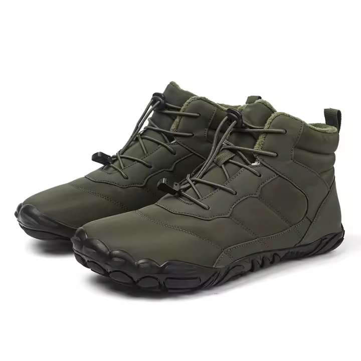 Zapatos de cinco dedos, botas de nieve, zapatos de nieve antideslizantes para exteriores, zapatos de algodón - 1