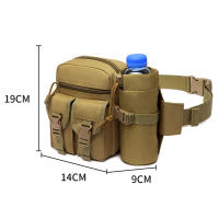 Piñonera táctica de nailon para hombre, teléfono con bolsa para botella de agua, deportes al aire libre, ejército, caza - details 5