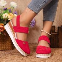 Sandalias de verano de moda con tacón de cuña para mujer - details 0