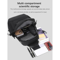 Bolso bandolera de pecho de poliéster impermeable para hombres y mujeres - details 7