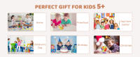 SucceBuy Azulejos magnéticos, 121 piezas para niños, juego de construcción con extras, juguetes STEM para mayores de 5 años - details 5