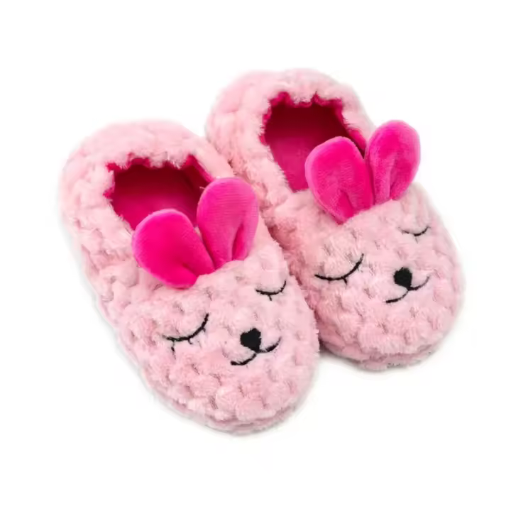 Zapatillas de Invierno para Niños Pequeños Zapatos de Casa de Dibujos Animados Calentitos de Peluche Ideales para Hogar y Comodidad - 1