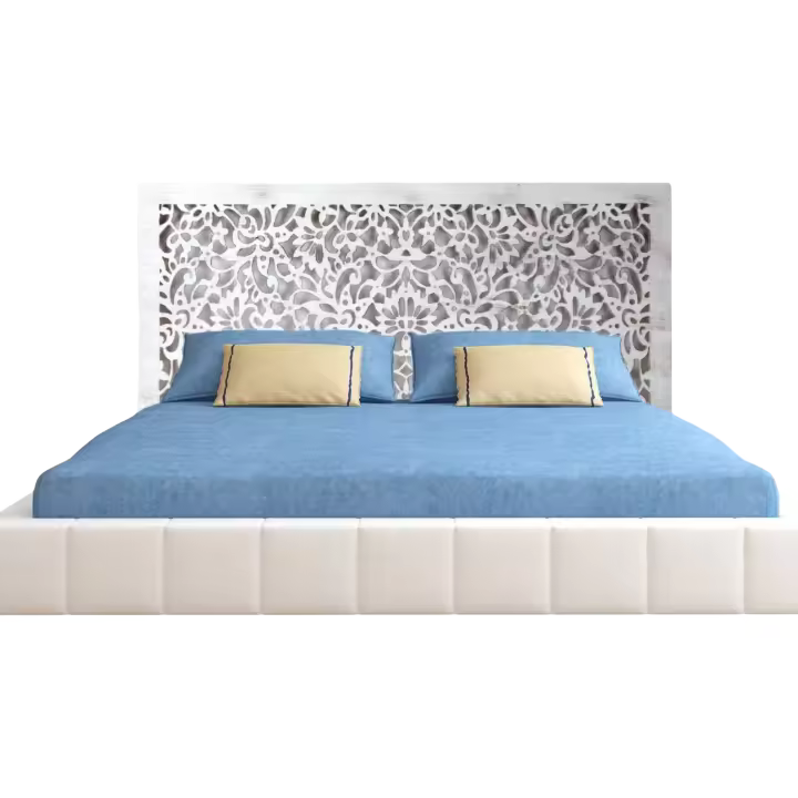 Cabecero de Cama de Madera Hecho a Mano Fabricado en España Varios Tamaños y Colores Disponibles - 1
