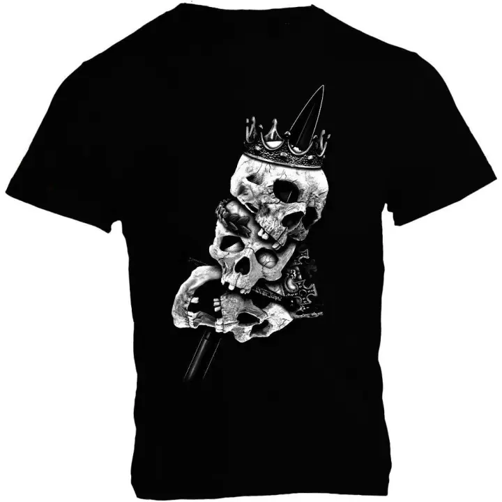 Camiseta de Heads of Kings para hombre, colección de guerrero americano - 1