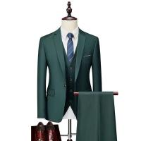 2024 Traje atractivo para hombres de primavera y otoño Conjunto de negocios de boda informal de tres piezas para novio - details 10