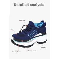Zapatos de Caminada para Mujer Calcetines de Moda Zapatillas Transpirables Cómodos para Cuidado Postparto Plataforma Casual Loafers Antideslizantes - details 2