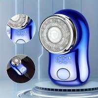 Afeitadora Eléctrica Mini Portátil para Barba Recargable por USB Uso en Hogar y Oficina - details 2