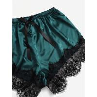 Conjunto De Pijama De Seda Para Mujer 5 Piezas Lencería Sexy De Encaje Camisola Y Pantalones Ropa Interior Para Dormir En Casa - details 8