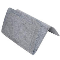 Organizador de fieltro para almacenamiento de cama, bolsa antideslizante para cama, sofá colgante lateral, Control remoto, bolsillos - details 5