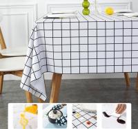 Mantel de rejilla impermeable para mesa, Protector Rectangular a prueba de polvo para cocina, comedor, a prueba de aceite - details 18