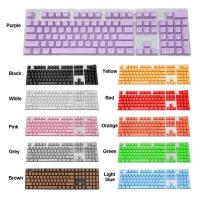 Juego de teclas de teclado nical DIY, 104 Uds., OEM, retroiluminado, un solo Color, ABS, tapa rosa para teclas Cherry MX 61/87/104 - details 0
