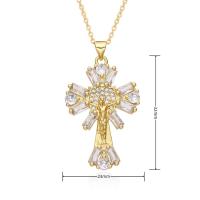 Nuevo Collar de Cruz Religiosa para Mujer Devota, Joyería y Bisutería Europea y Americana, Collares Mujer,día de la madre - details 8