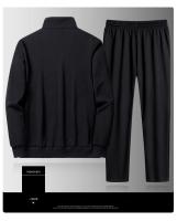Traje deportivo informal de alta calidad para hombre, chaqueta elegante, top y pantalones, 95% POLIÉSTER + 5% spandex - details 5