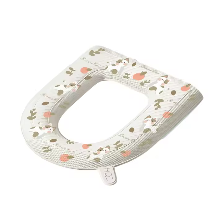 Cubierta de Asiento de Baño Almohadilla de Tapa de Inodoro Alfombra de Baño Cubierta de Bidet - 1