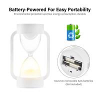 Reloj de arena de inducción LED creativo, luz de sueño, temporizadores, lámpara de reloj de arena para dormitorio, sala de estar, decoración del hogar, luz nocturna - details 6