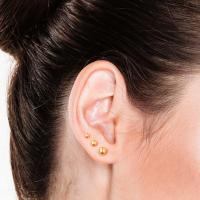 Conjuntos de pendientes de acero quirúrgico para múltiples perforaciones, pendientes de aro pequeños y ligeros, pendientes de tuerca CZ para mujer, cartílago de moda hipoalergénico - details 2