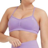 Bralette de tirantes sin esfuerzo para mujer, ropa interior deportiva de LICRA sin costuras, elástica, transpirable, mejora el pecho, ocio - details 28
