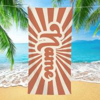 Nombre personalizado, baño absorbente de playa personalizado, toalla de piscina ligera y compacta, venta al por mayor de verano - details 3