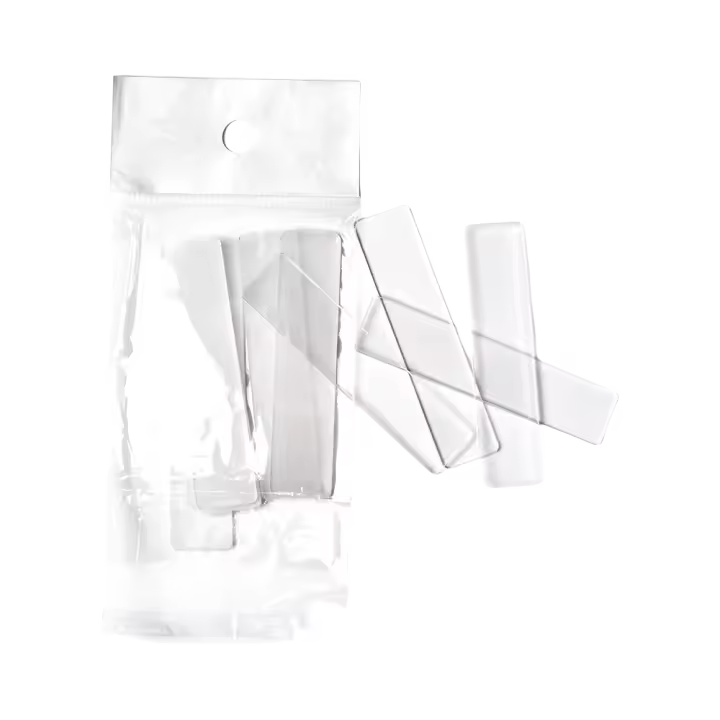 Soporte de Uñas Falsas KADS 10Pcs Herramientas de Manicura con Postizas de Uñas Acrílicas para Exhibición Transparente - 1