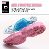 Zapatos de Seguridad Ligeros para Trabajo Zapatillas Protectoras Transpirables con Botón Giratorio - details 4