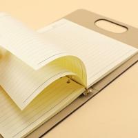 Cuaderno multifunción de cuero PU A5 para hacer lista Retro, libro de actas de reuniones, papelería, suministros escolares, libro de notas para estudiantes - details 7