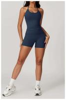 Conjunto de Shorts de Yoga de Cintura Alta Secado Rápido, Cómodo, Plegable, Belleza - details 2