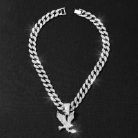 Collar De Punta De Águila Europeo Y Americano Para Hombres Y Mujeres Joyería Versátil De Cadenas De Colgante Animal Estilo Hip Hop/Rock - details 2