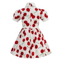 Vestido de Fiesta de Cumpleaños de Princesa para Niñas en 2025 Estampado de Cereza Lindo - details 4