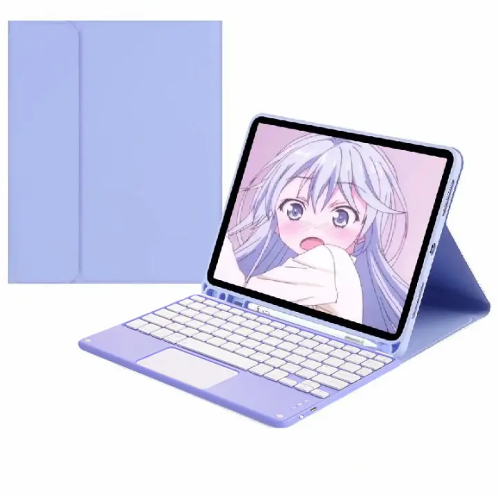Teclado Touchpad para Galaxy Tab A9 + A9 Plus, 11 pulgadas, SM-X210, X216, X218, estuche con portalápices, teclado español - 1