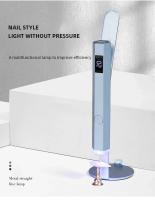 Mini Secador de Uñas Portátil LED UV Lámpara UV Giratoria 360° para Esmalte de Uñas de Gel con Soporte Magnético Lámpara de Mano de Secado Rápido - details 11