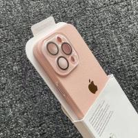 La nueva funda para teléfono móvil Apple 15 con patrón de lichi, funda de cuero con patrón para iPhone 14 Pro Max, lente 13 todo incluido, color sólido 12 para hombre, 16 - details 9