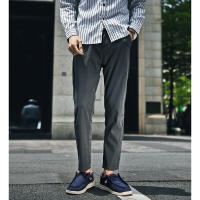 Zapatos náuticos informales para hombre, mocasines de lona de alta calidad, cómodos, con punta redondeada, color azul - details 22