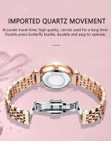 Reloj de Pulsera de Cuarzo de Lujo para Damas Marca Superior A Prueba de Agua Acero Inoxidable - details 7