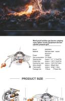 Quemador de camping, 3200W, encendedor eléctrico plegable a prueba de viento, estufa de gas portátil, camping al aire libre, senderismo y pesca - details 6