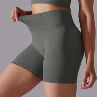 Pantalones cortos de cintura alta para mujer, ropa deportiva para Yoga, gimnasio, correr, pantalones cortos de entrenamiento - details 31