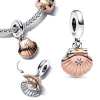 Colgante de Pulsera de Plata Esterlina 925 Encanto de Mar en Concha Colgante de Gemas - details 1