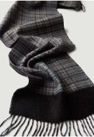 Bufanda de lana gruesa y cálida para hombre, Jacquard de doble cara, Cachemira, a cuadros, patrón de puntos de rejilla de mil pájaros, otoño e invierno - details 4