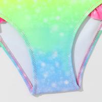 Traje de baño deportivo para niñas bebés de dibujos animados 2025 con estampado lindo de arcoíris dividido para niños. - details 4