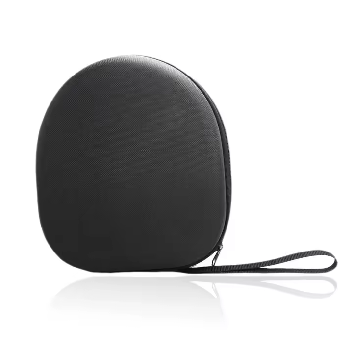 Funda Resistente a Golpes para Auriculares Bolsa de Almacenamiento para Auriculares de Mano Negro - 1