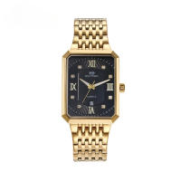 Reloj cuadrado minimalista reloj hombre calendario reloj de cuarzo - details 4